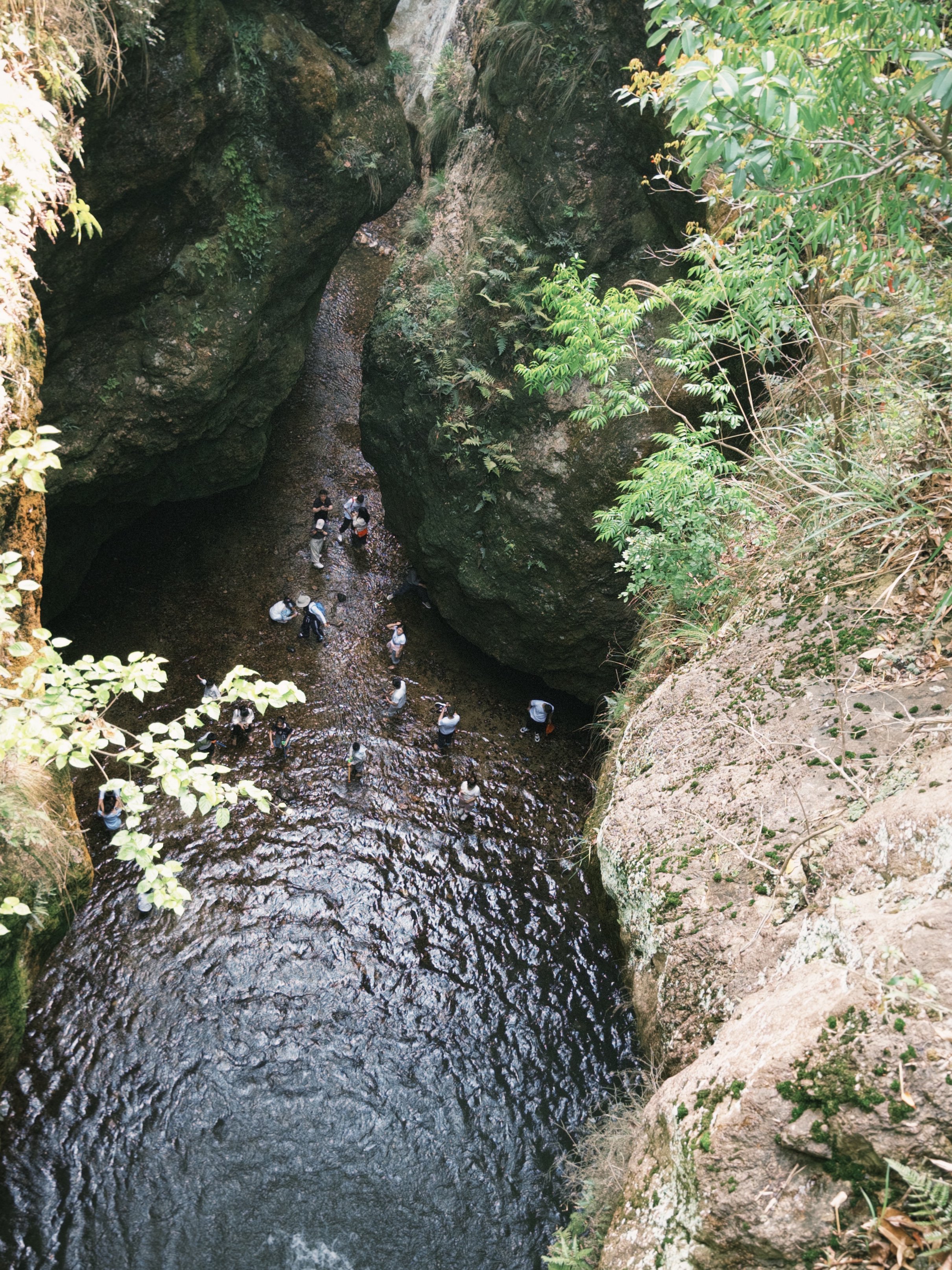 峡谷溪流